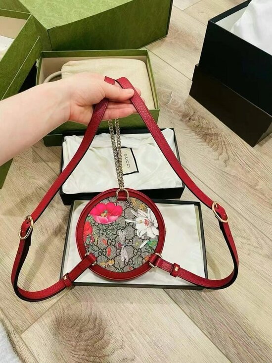 Authentic Gucci Ophidia GG Flora Chain Backpack New in Box main image 4